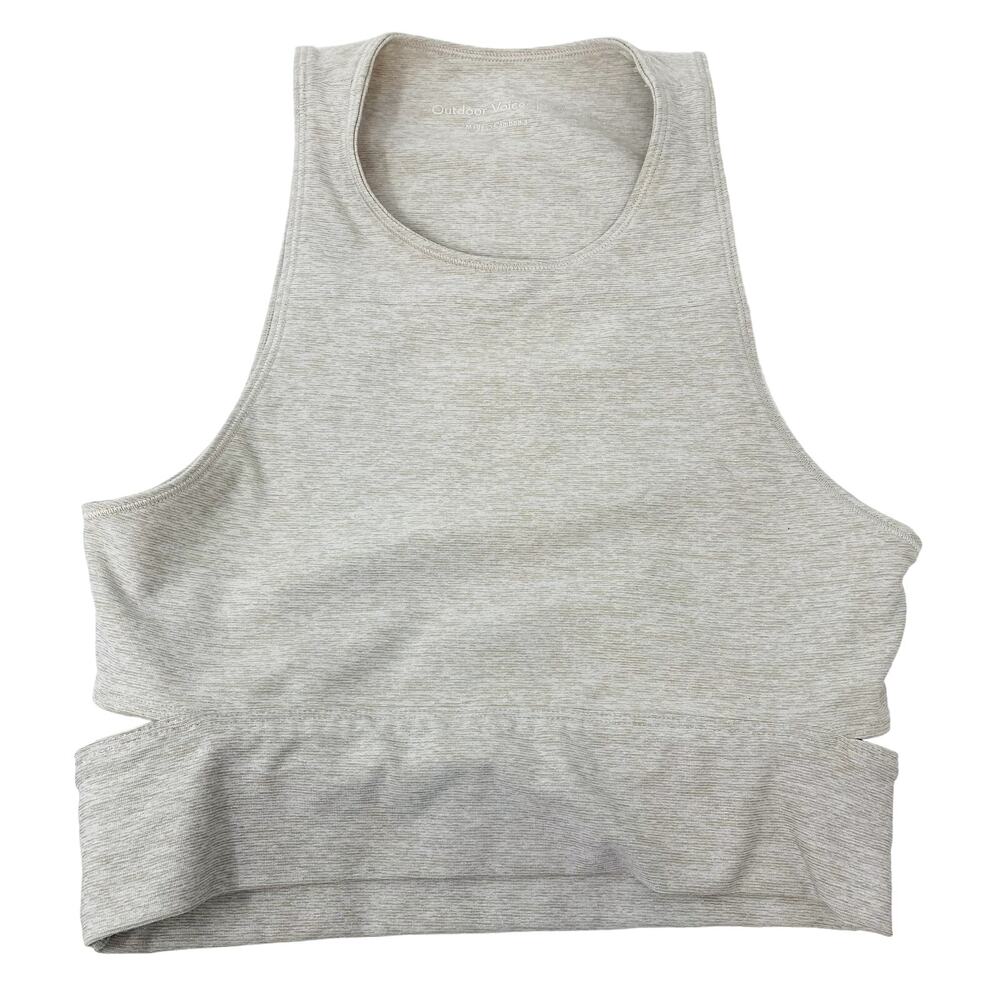 Outdoor Voices Sports Bra No Underwire Wheat Sport Athletic - XS